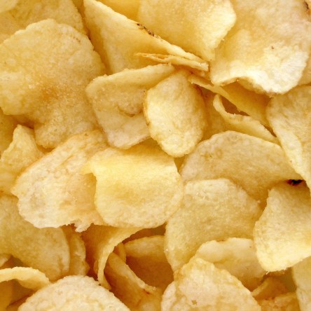 Sour Cream and Cheddar Potato Chips Photo