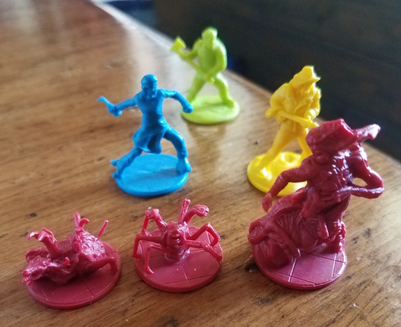 The Thing board game miniatures