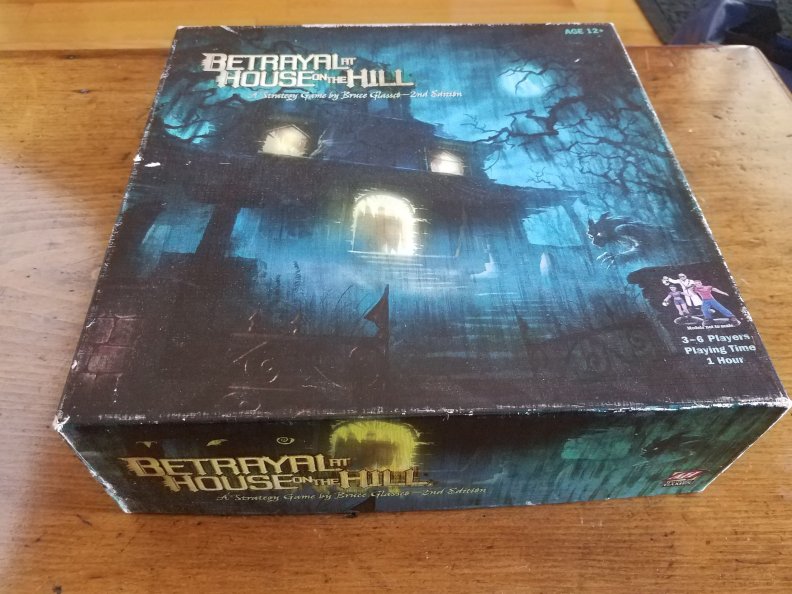 Betrayal at House on the Hill board game cover