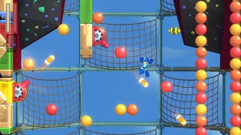 Bounce Man's Nightmarish Stage from Mega Man 11