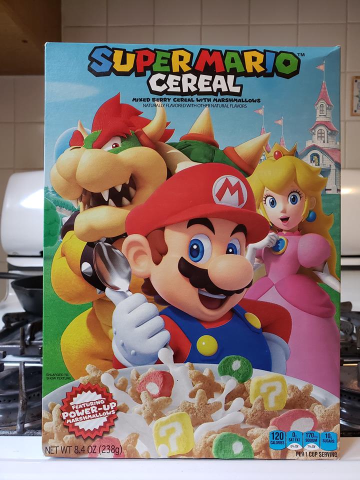 Super Mario Cereal pic
