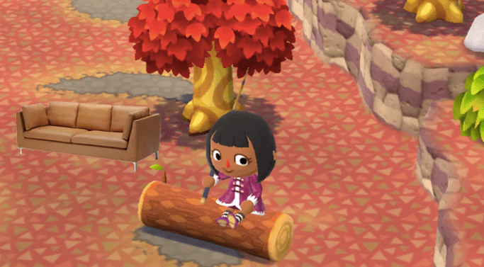 Animal Crossing: Pocket Camp bench