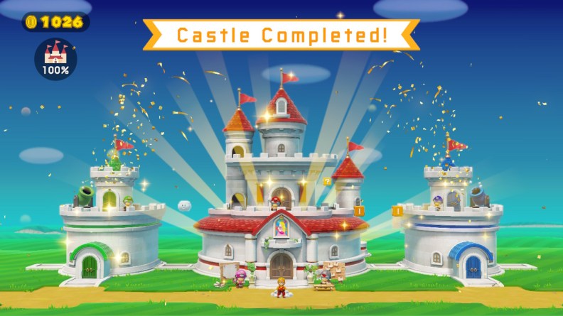 Super Mario Maker 2 Castle Completed