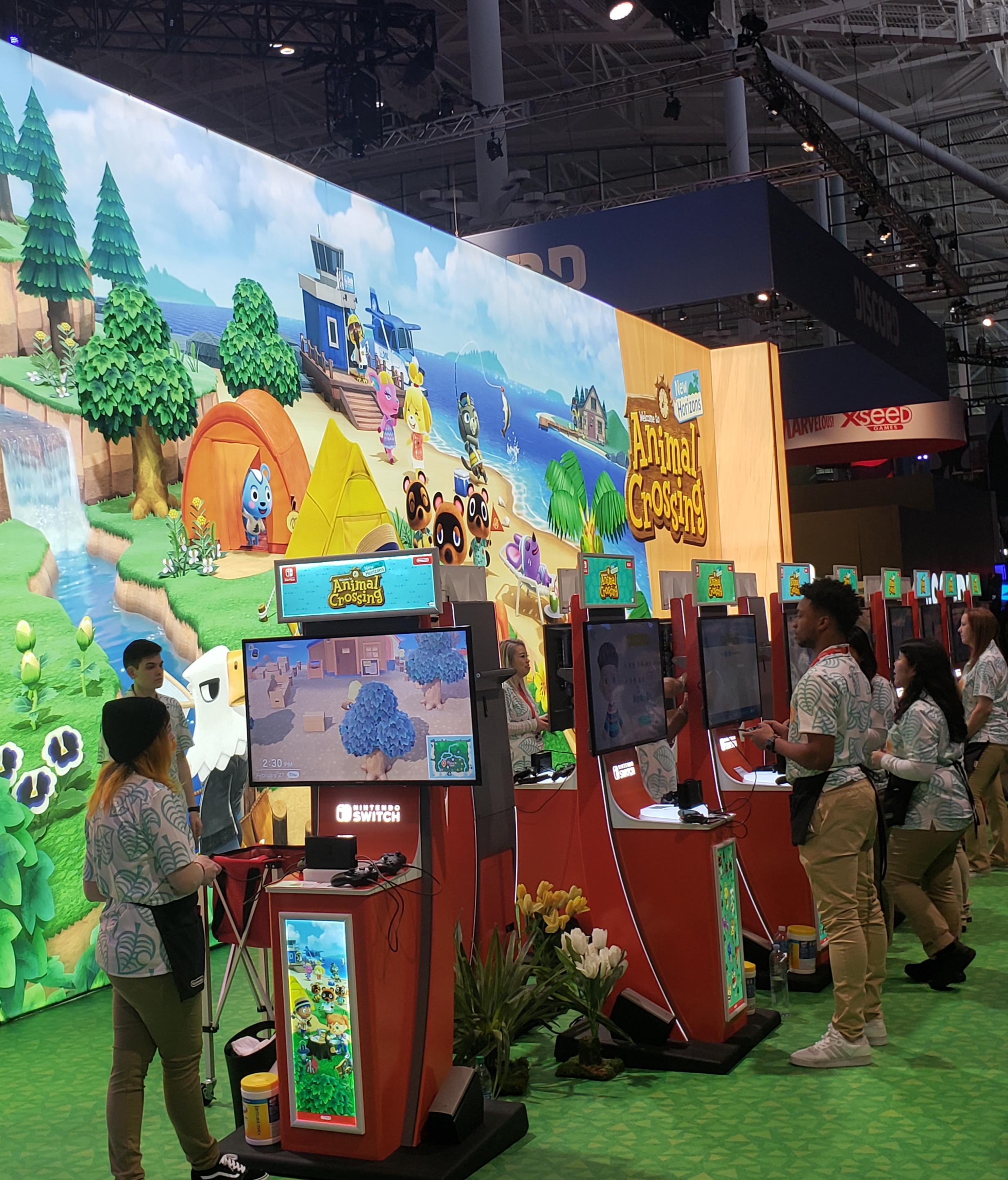 Animal Crossing Booth at PAX East 2020