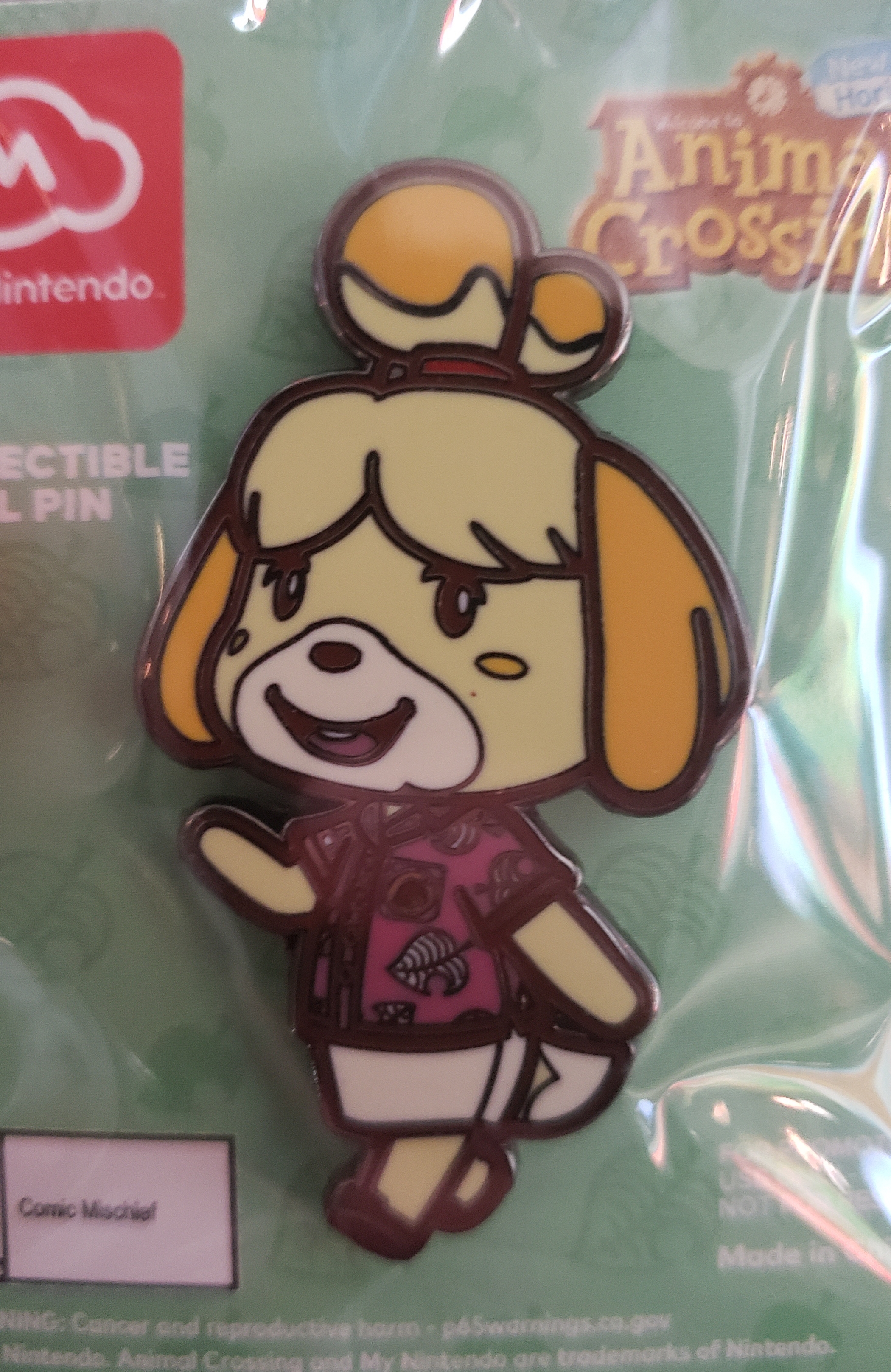 Isabelle Pin from the Nintendo booth
