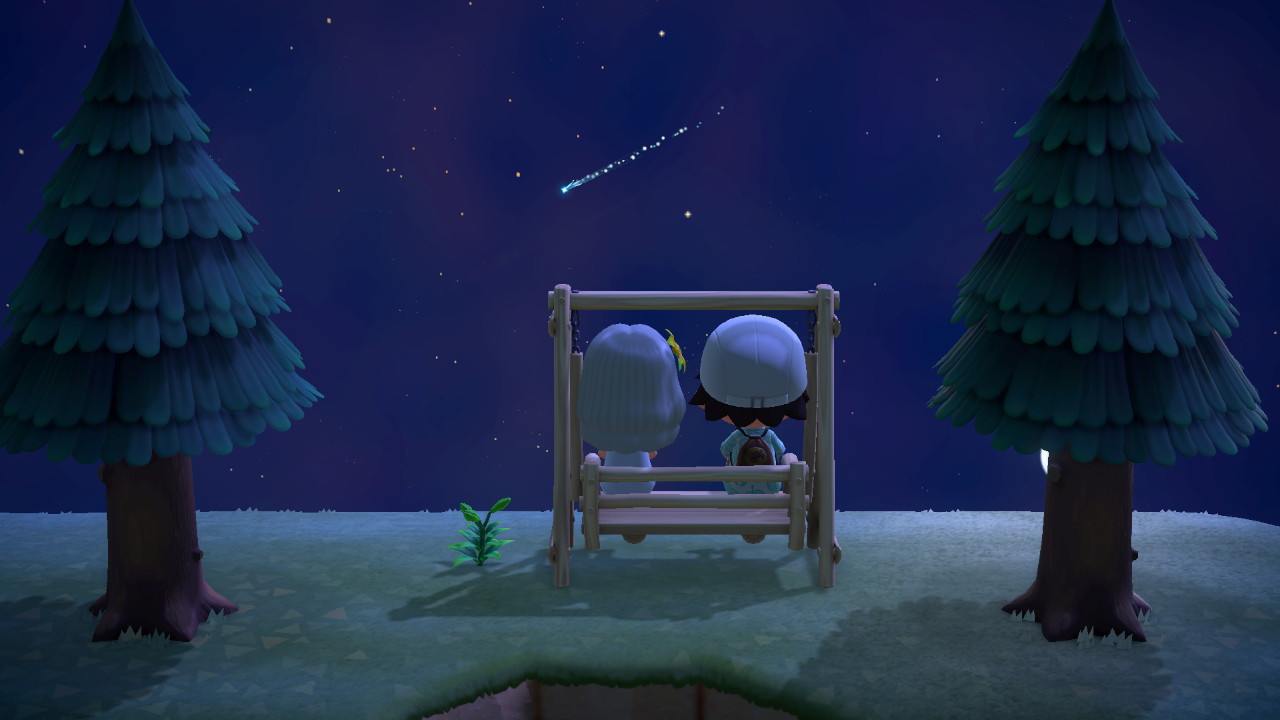 Animal Crossing New Horizons at Nighttime