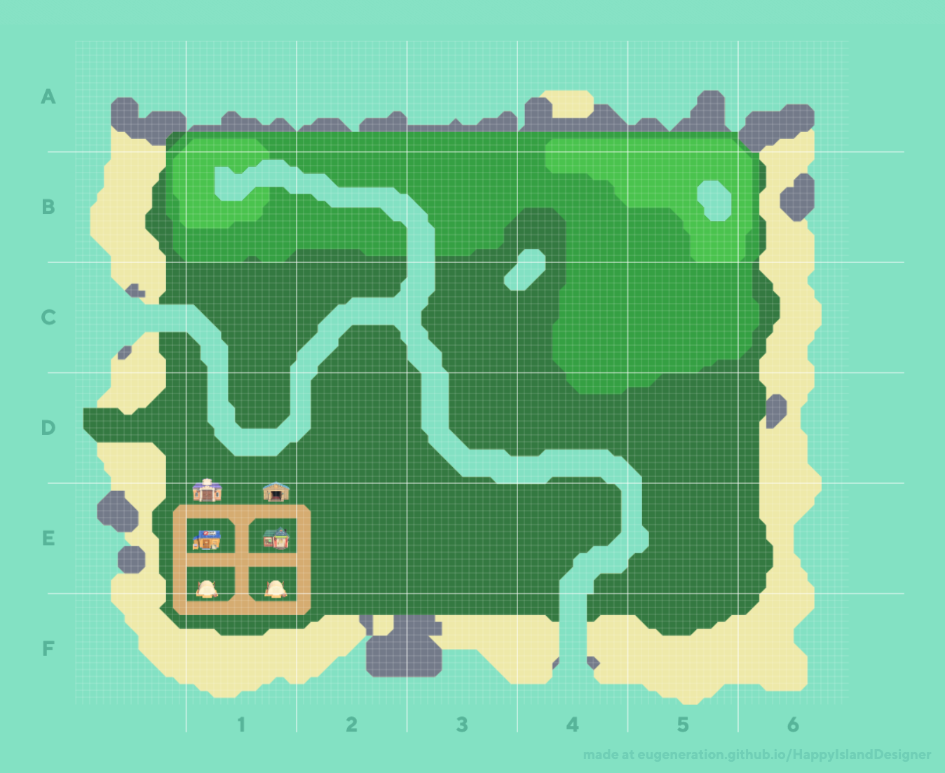 Developed Downtown Concept Made in Happy Island Designer