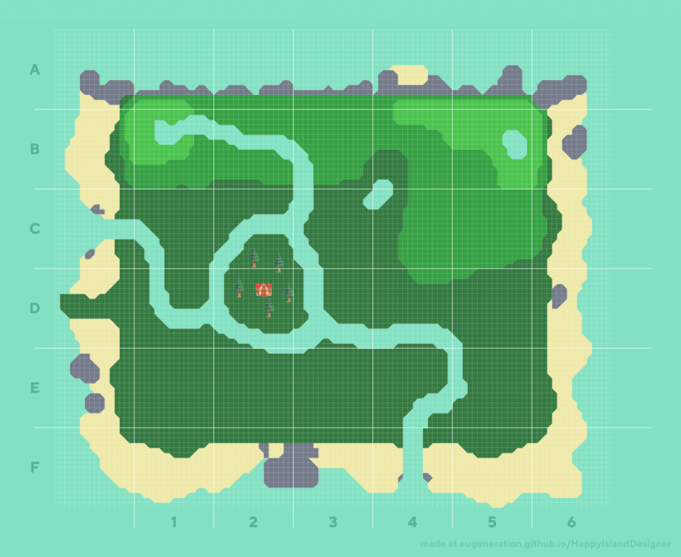 Island Within an Island Concept Made With Happy Island Designer