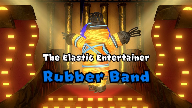The Rubber Band Boss from Paper Mario: The Origami King