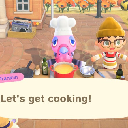 Franklin from Animal Crossing: New Horizons