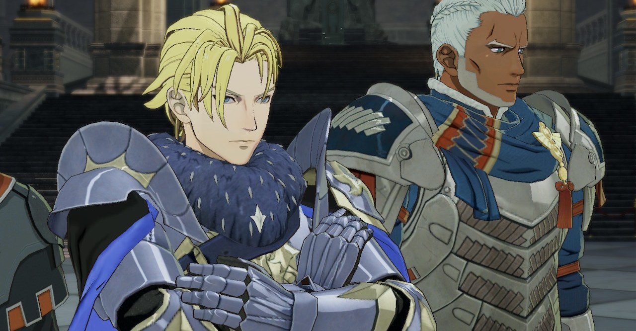 Dimitri and Dedue from Fire Emblem Warriors: Three Hopes