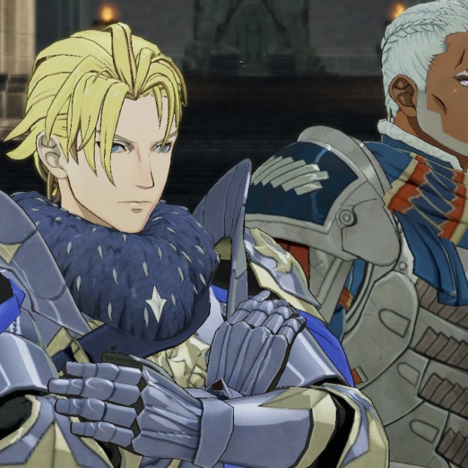 Dimitri and Dedue from Fire Emblem Warriors: Three Hopes